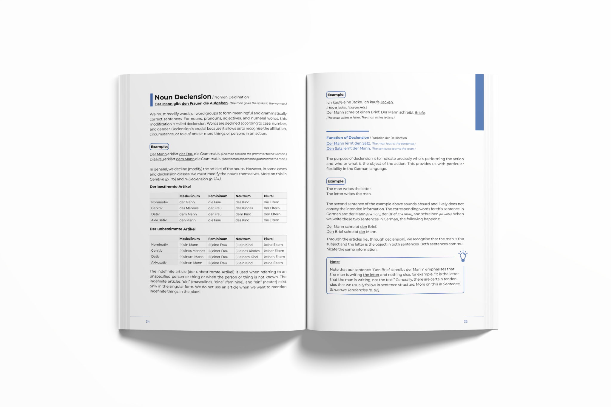 Deutsch Lernen: Deutsche Grammatik Komplett Interior. Leseprobe und Blick ins Buch Learning German: Complete German Grammar Interior. Sample Reading and Look Inside the Book